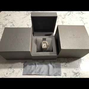 Authentic Michele Diamond Urban Mini (ModelMw02a01c5001) Watch